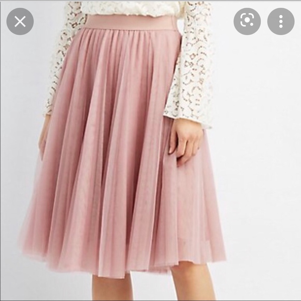 XL Pink Tulle Skirt